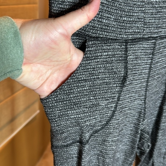 Lululemon Skinny Will Pant Pique Black Gray Full Length Size 6 - Picture 12 of 16
